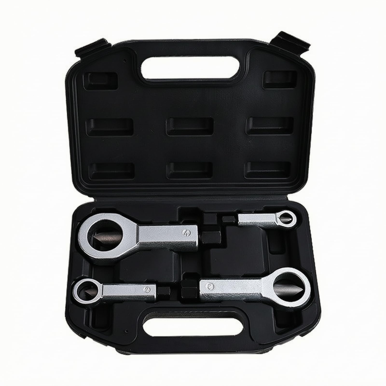 Qianly 4 Pezzi Estrattori per Di con Custodia | Metallo Alta Resisnza, Kit Spacci con Valigetta, Design Compatto Portatile, Set Taglii Custodia