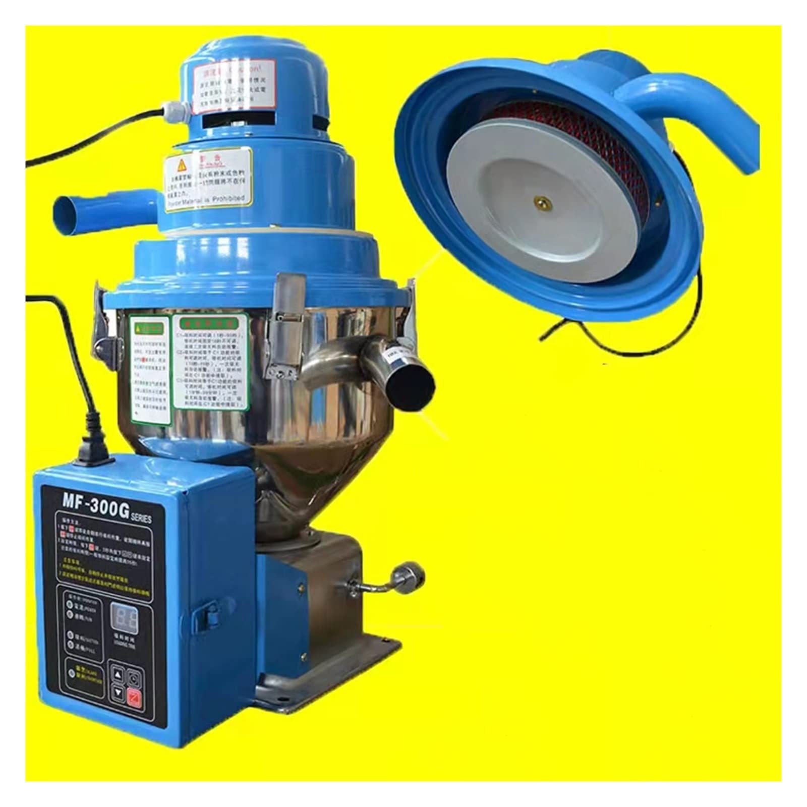 Automatische Kunststoffzuführung Vakuumlader Fütterungsmaschine 1200 W 7,5 l MF-300G