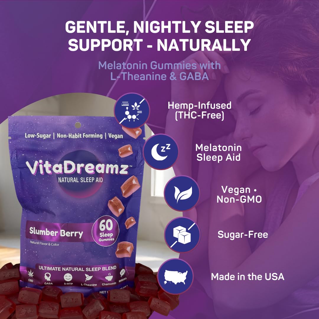 Amazon.com: VitaDreamz Melatonin Gummies for Sleep - Natural Sleep