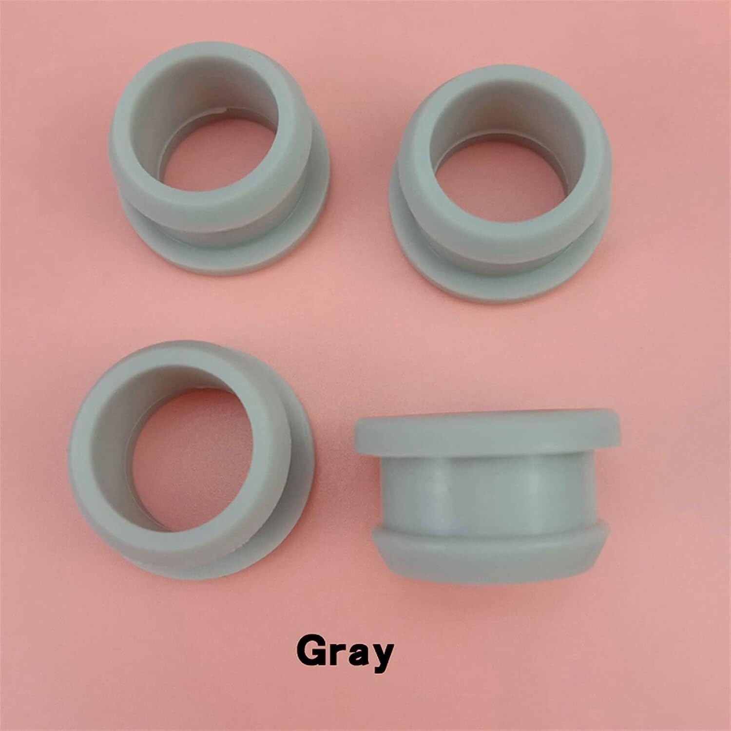 Rubber doorvoertule 8 mm buitendiameter 16mm verpakt per 4 stuks nr.RG6