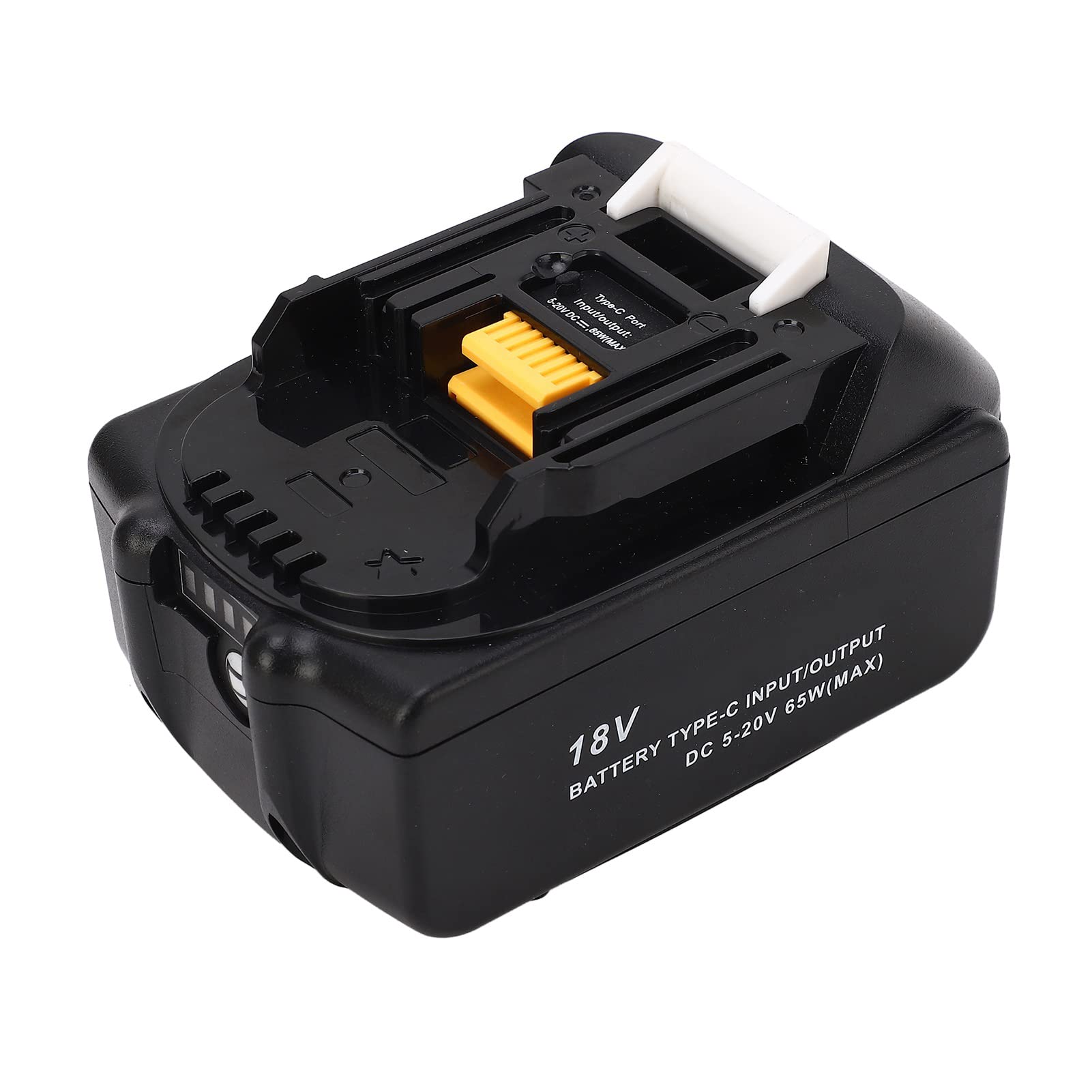 TARSHYRY Batería de Iones de Litio de 18 V con Indicador de Alimentación LED Tipo C para Varios Modelos, Alta Capacidad y Rendimiento Duradero (4.0Ah)