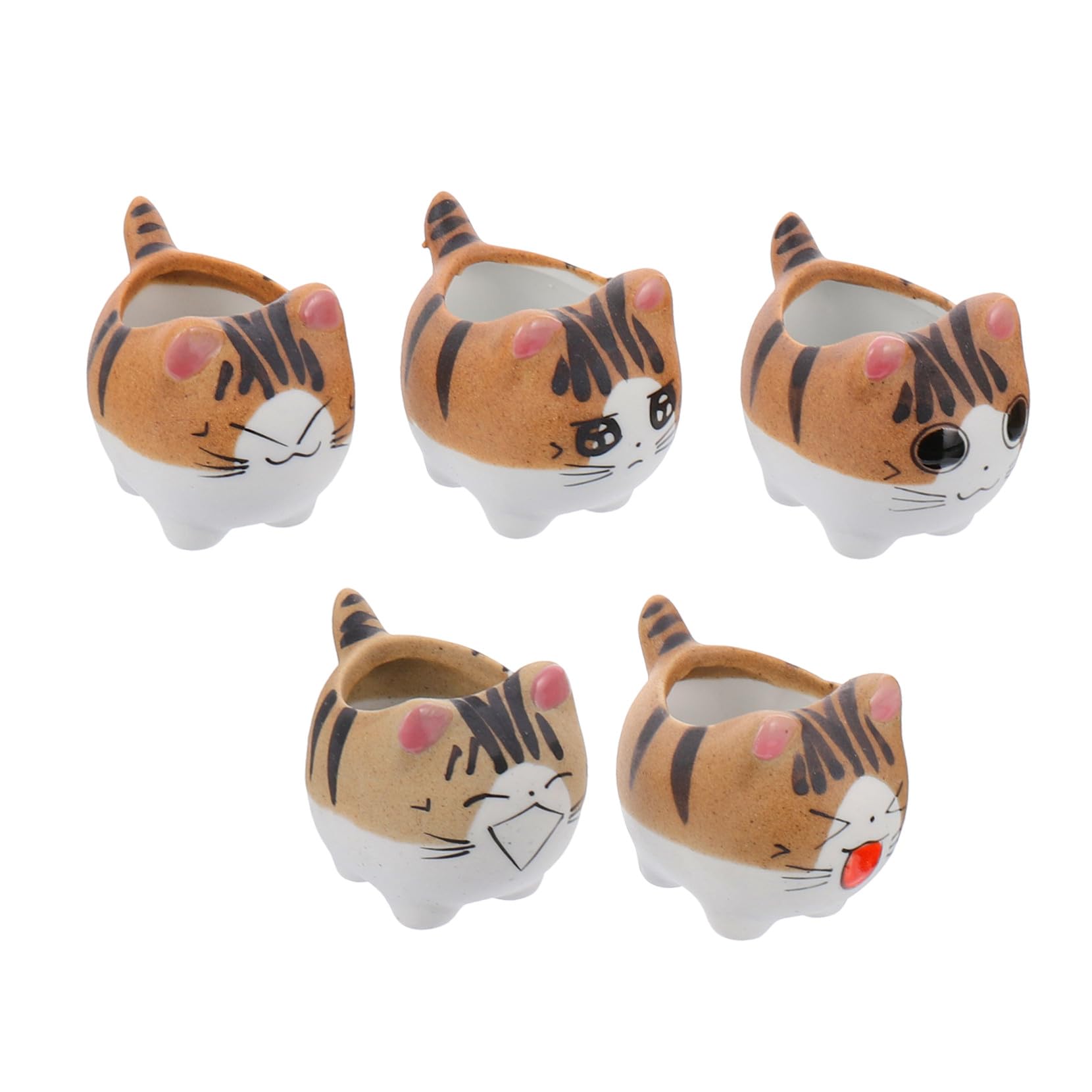Pots de fleurs décoratifs chat pour une touche de douceur maison