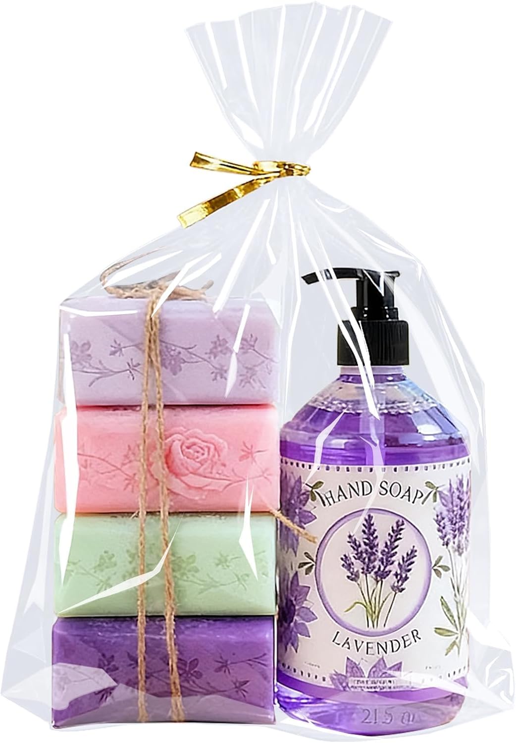 PigPotParty Cellophane Gift Bags 10x14 Inch, 50 Pack, Clear Goodie Bags