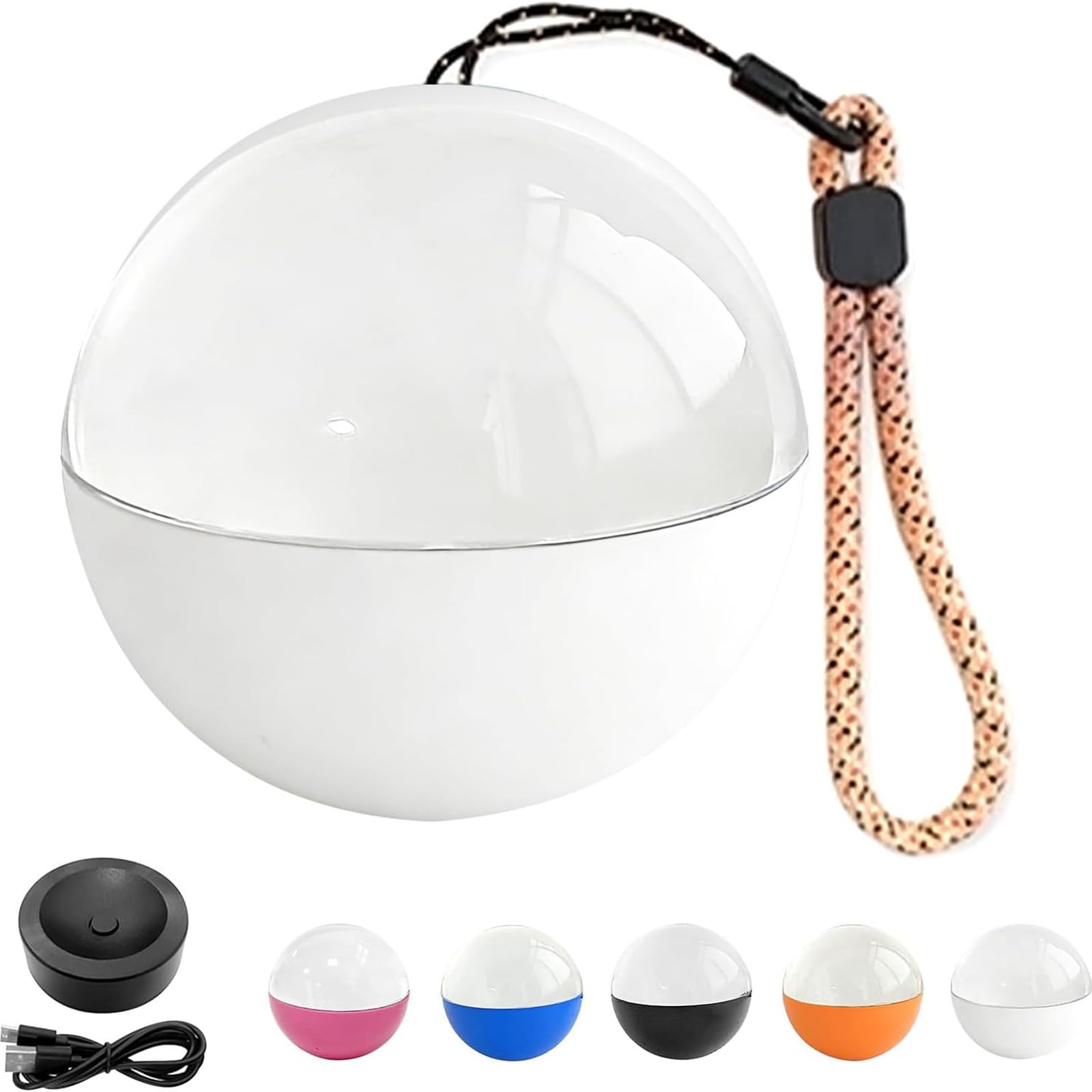 Boule de cristal électronique blanche orbe de mémoire 3D USB