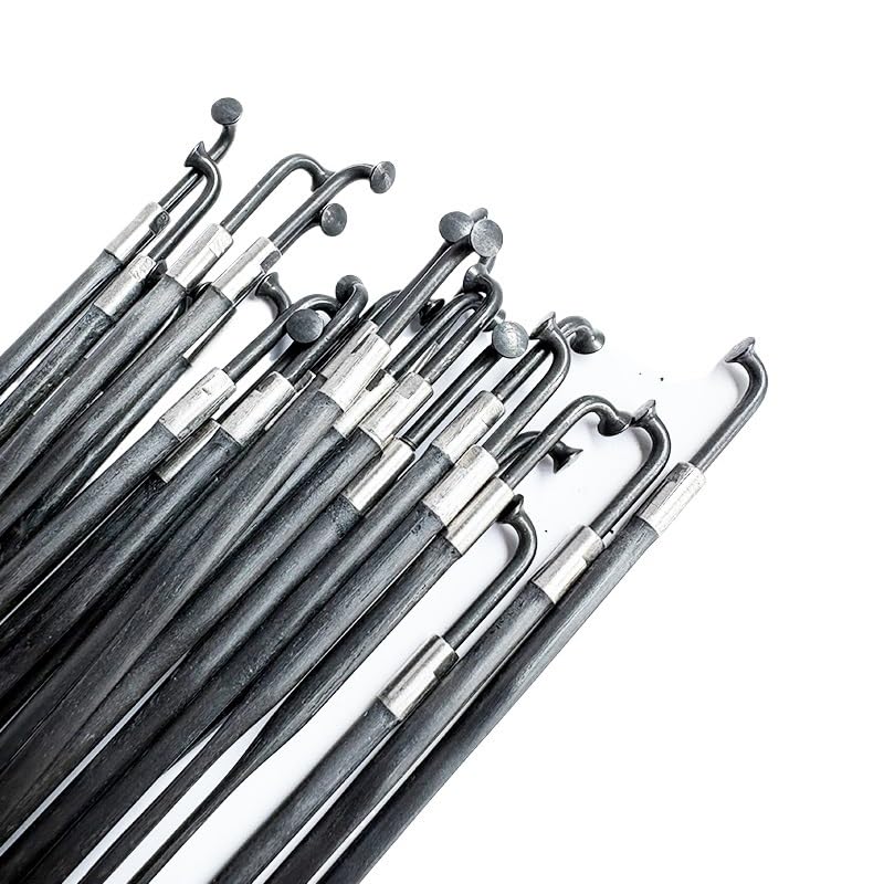 Fahrradspeichen J Bend Carbonfaser-Speiche, 2,8 g, aerodynamische Speiche, Rennrad-Zubehörspeiche Speichen(36 PCS)