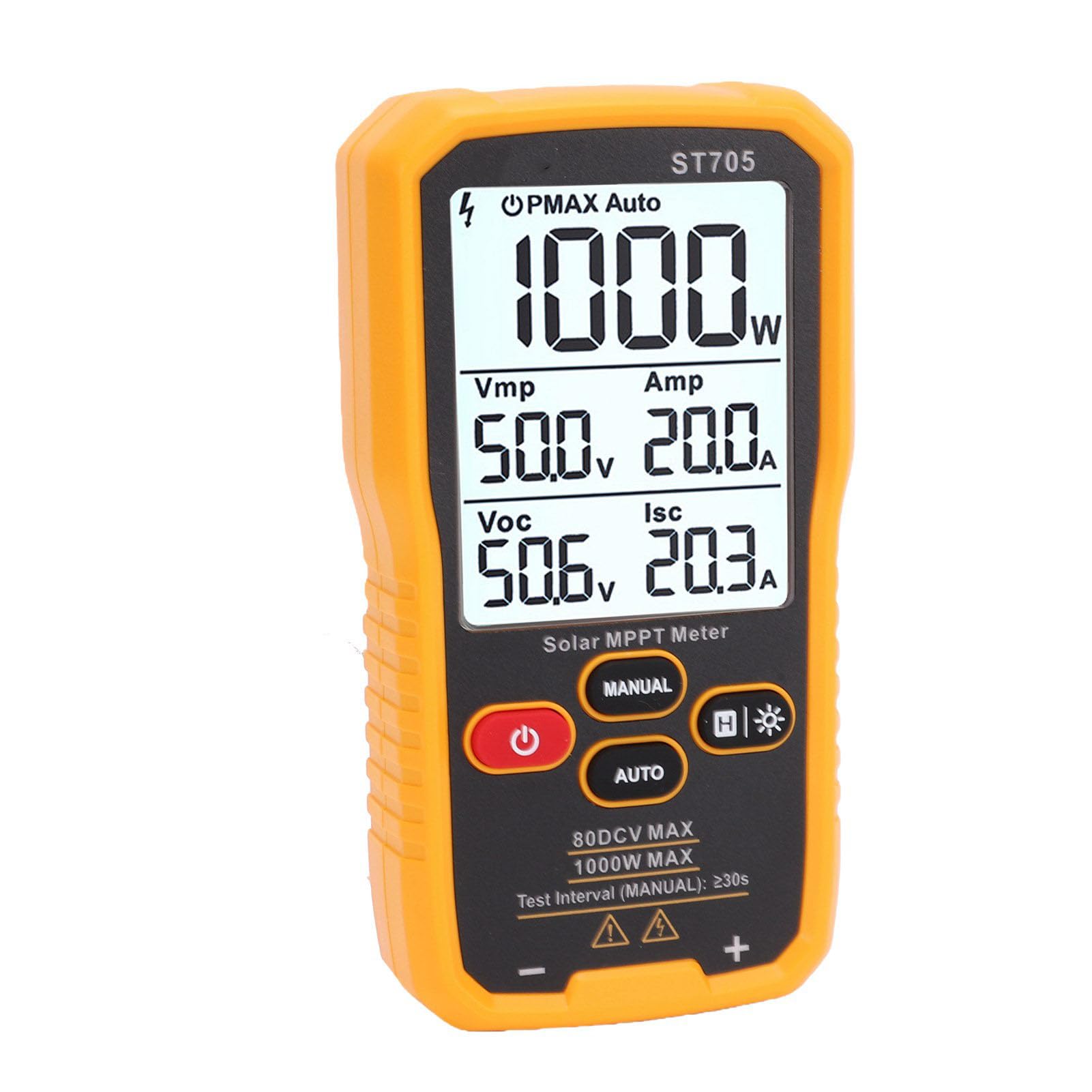 Annadue Tester Paneli Słonecznych 1000W MPPT Analizator PV z