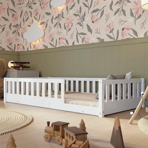 Crazy Pine Letto per Bambini 200x90 cm – Letto Montessori…