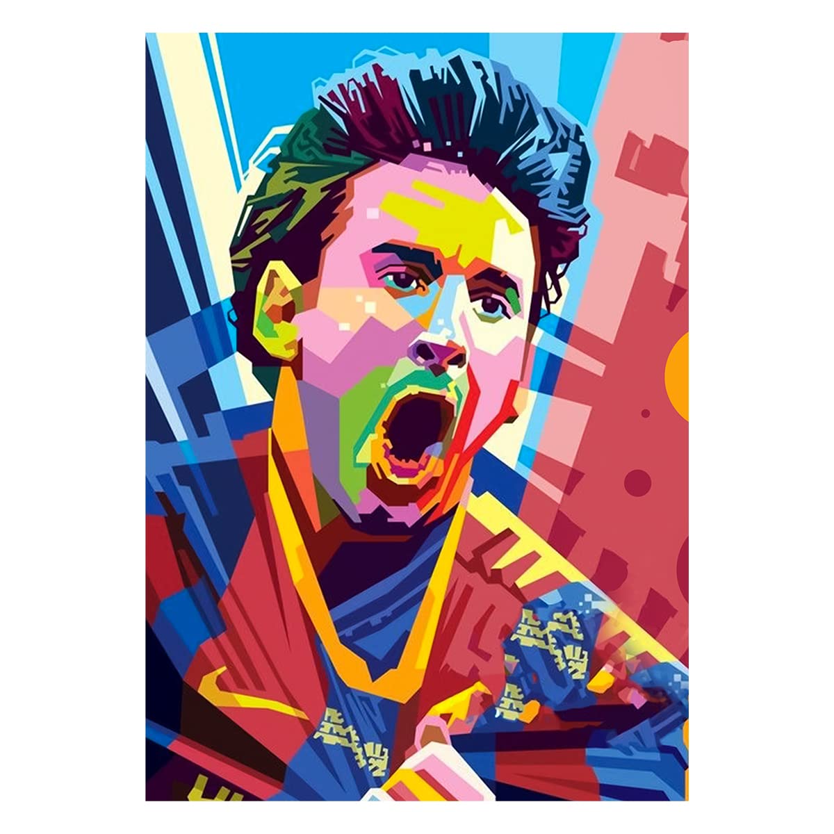 Messi Argentina Wall Sticker - Argentina Messi Wall Poster - Messi Illustration Wall Poster Sticker - Messi Football Wall Poster Sticker - 300GSM - Glossy - Strong Adhesive - starxdecals (B0BPPX3YY9) Amazon Price History, Amazon Price Tracker