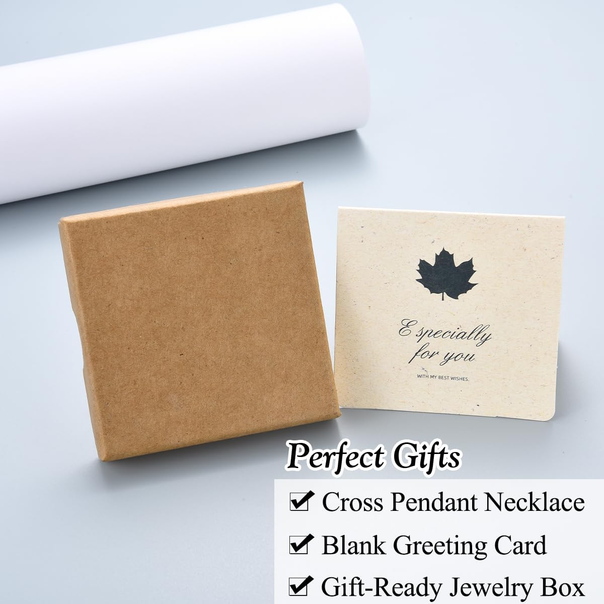 GULICX Son Gifts from Mom, Cross Necklace Bible Verse Pendant Chain for Teenage Boys Men, Christian Birthday Christmas Baptism Confirmation Valentines Day Easter Graduation Gifts for Son Teens Boys - Image 5