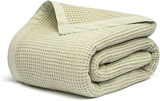 Salt Earth GOTS Certified 100% Organic Cotton Throw Blanket, 55