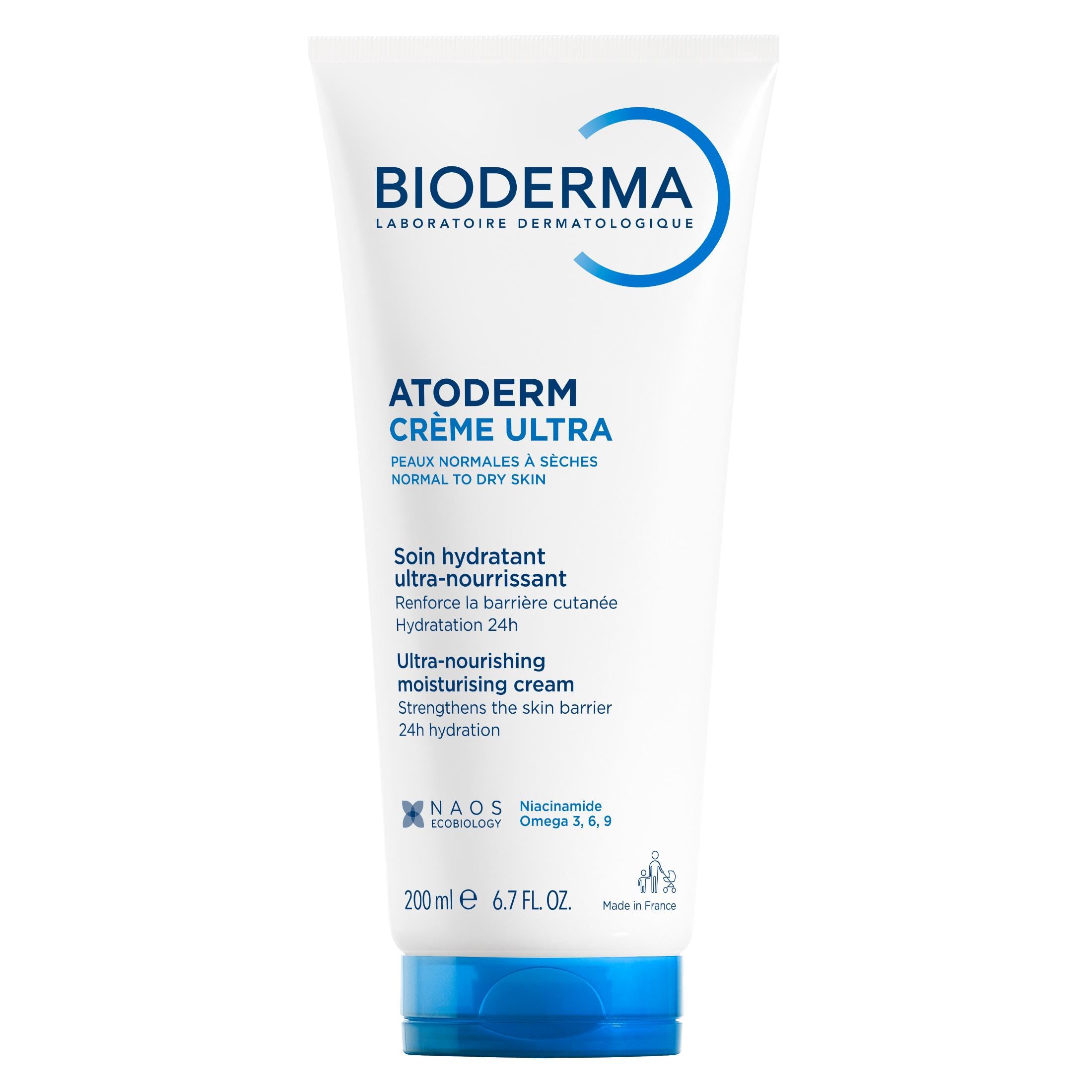 Atoderm Intensive Balm, Nourishing Body Cream- for Very Dry Sensitive Skin, 6.8 Fl Oz