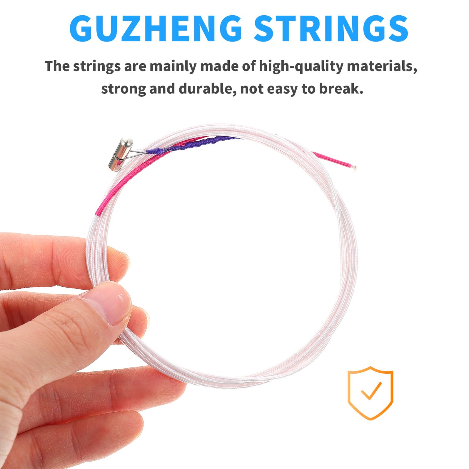 Corde per Guzheng 21 Pezzi Ricambio Standard Accessori Musicali
