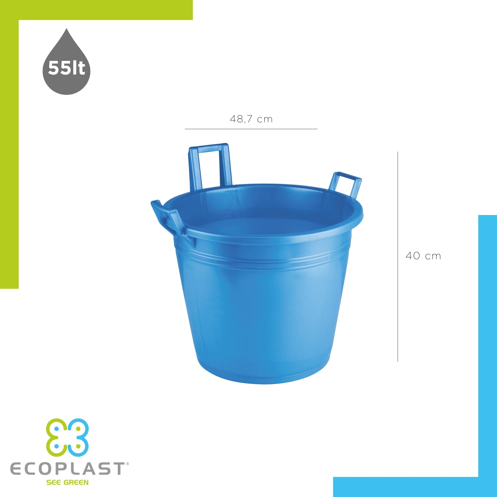 The bars pestello muddler xxl doppio green fluo, liscio