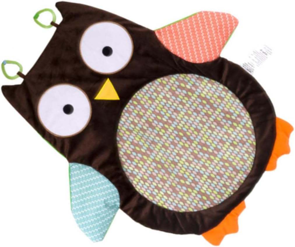 Owl Pattern Climb Mat Boys and Girls Playmat Safe Comfortable Crawling Pad
