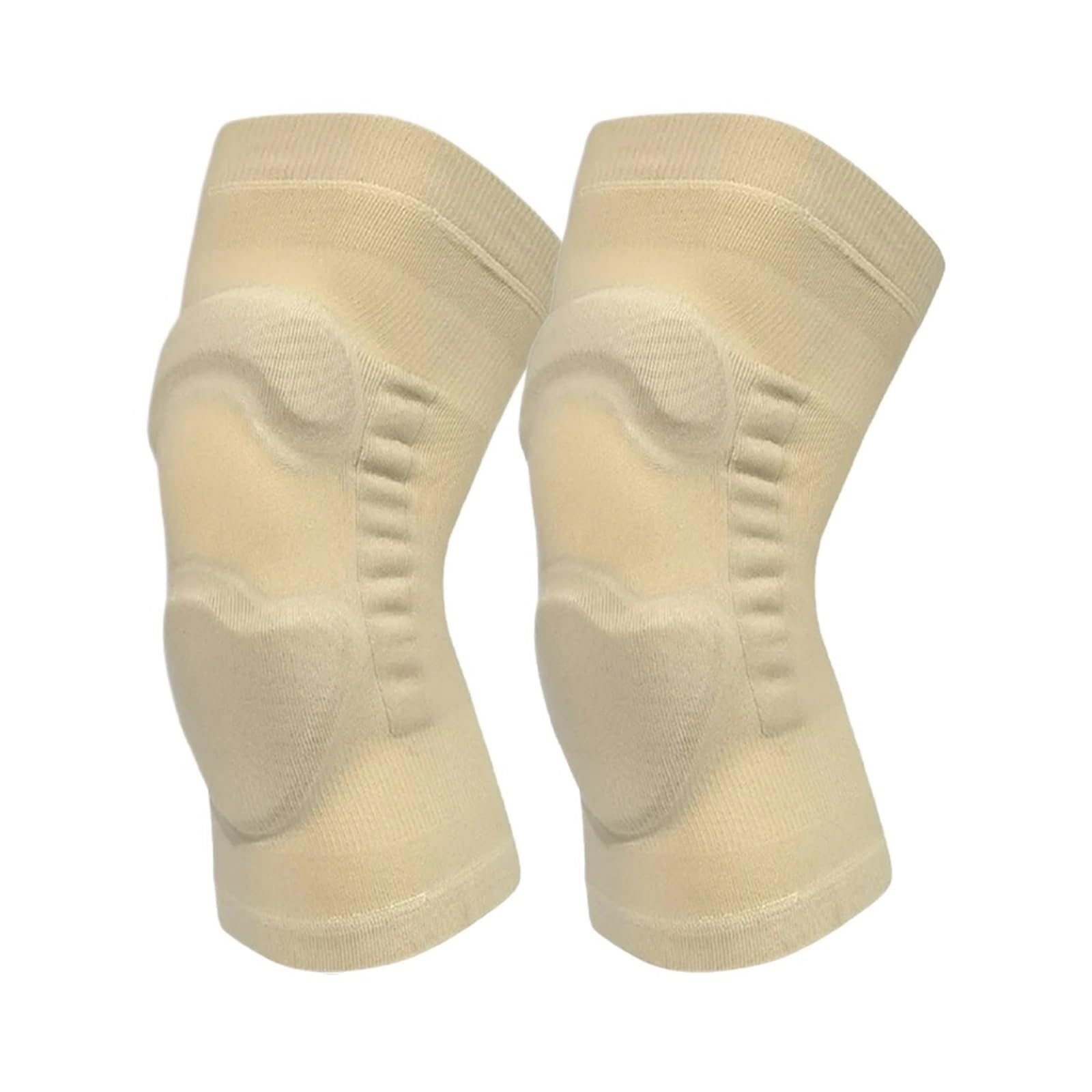 MRKU Genouillères de Sport antidérapantes, Manchons de Compression, 1 Paire, pour la Course à Pied et Le Volley-Ball.
