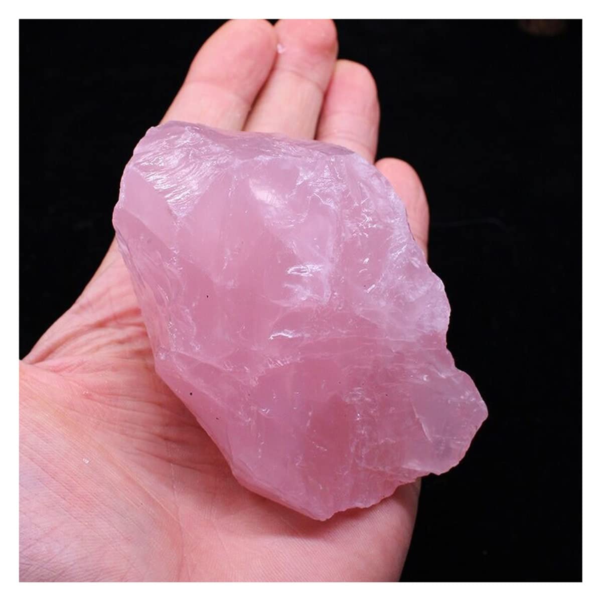 Piedras de cristal natural LQYXGS de 190-200g para decoración y colección de minerales en bruto
