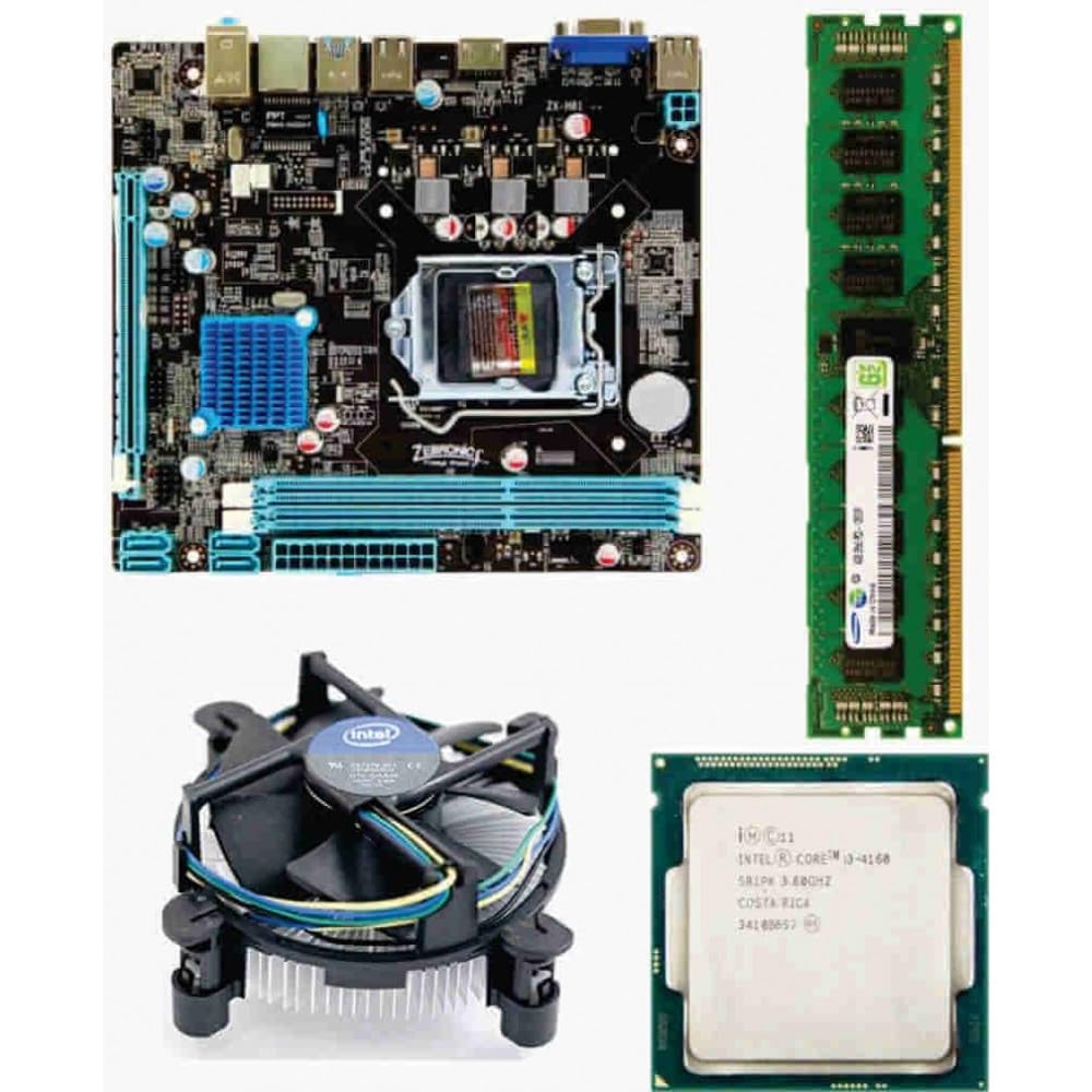 Xtra Lyf H81 Motherboard + Core I3 4th GEN Processor + 16GB RAM + Fan Combo kit-picture-18