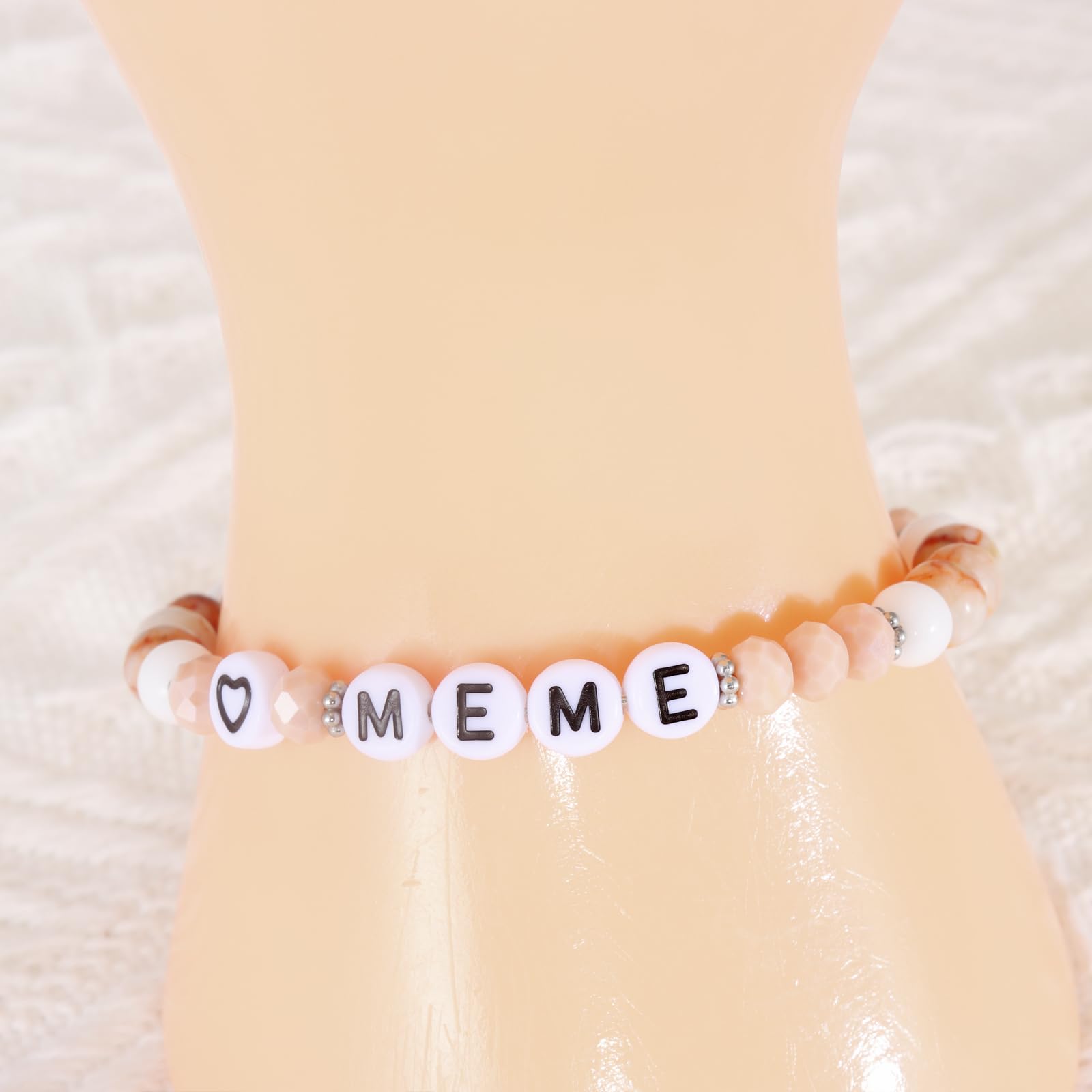HUTIMY Meme Gift Grandma Women from Grandson Birthday Best Mothers Day Funny Meme Bracelet