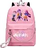 K P0p Multi-Pocket Travel Daypack, Large Capacity Backpack For School, Adjustable Shoulder Straps Lightweight Casual School Bag for Boys & Girls, Merch For Fans Vacation Travel