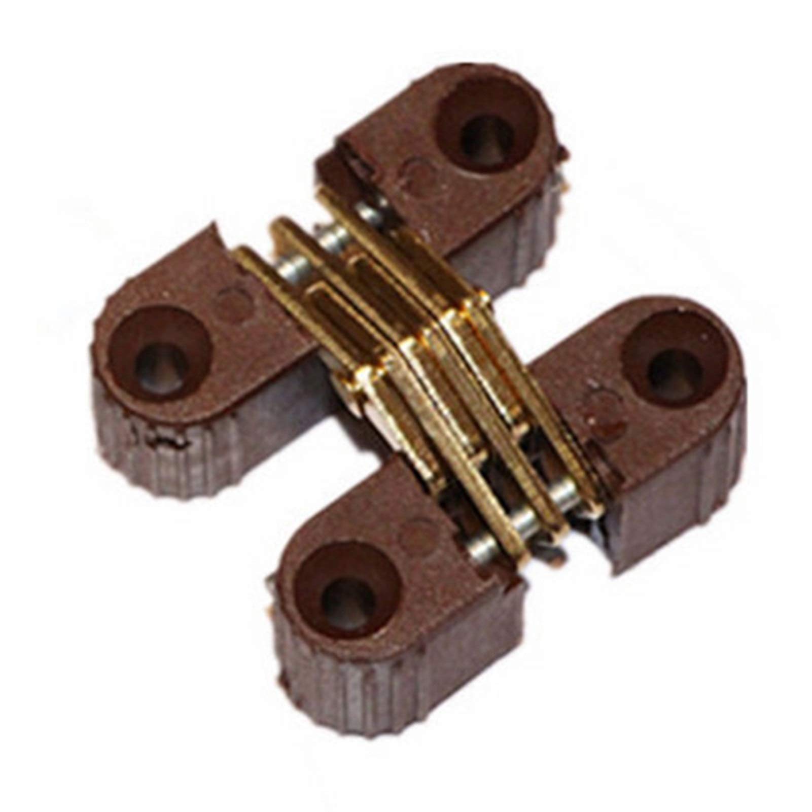 Plastic Cross Concealed Hinge for Foldable Dining Table and Chair Furniture Hardware Accessories Hidden Cross Hinge Invisible Folding Hinge