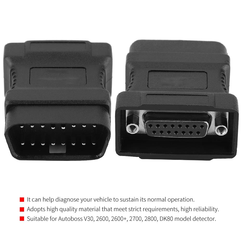 Perfectly Fit Convenient OBD Connector, OBD Plug, 2600+ for Autoboss V30
