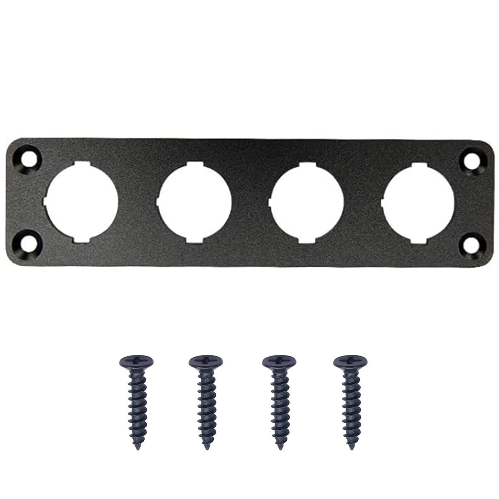 Panneau d'interrupteur à bascule, support en aluminium pour voiture, camion, bateau, camping-car, panneau étanche