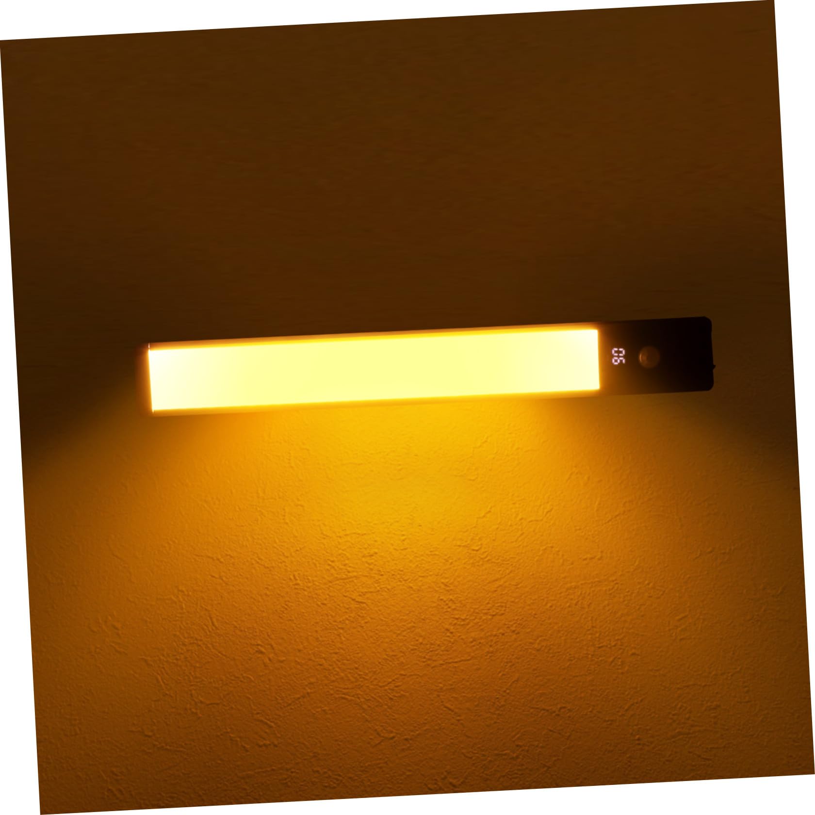 VALICLUD 4er-pack Led-unterbauleuchten mit Bewegungsmelder, Einfache Montage, Starker Magnet, für Küche, Flur, Treppenhaus Und Innenbereich – Schwarz