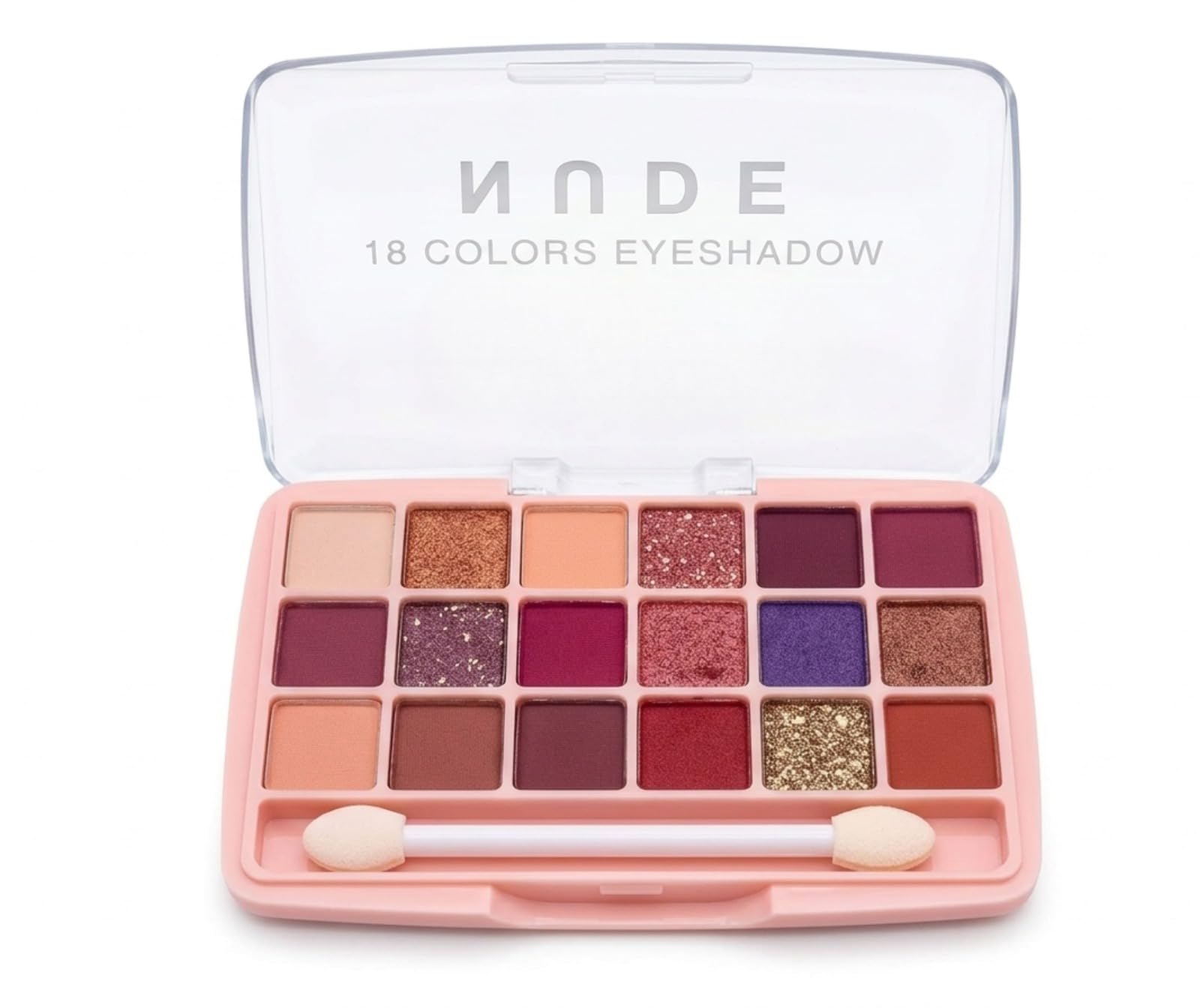 Nude Eyeshadow Palette – High-Pigment Matte, Shimmer & Metallic Eye Makeup Kit – Long-Wear, Blendable & Crease-Proof Artistry Palette with Dual-Tip Applicator-image-14
