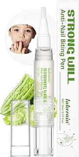 Nail Biting Prevention for Kids & Adults - Anti-Nail Biting Pen, Bitter Tast Nail Polish, 2-in-1 Nail Strengthener & Repair, Thumb Sucking Deterrent