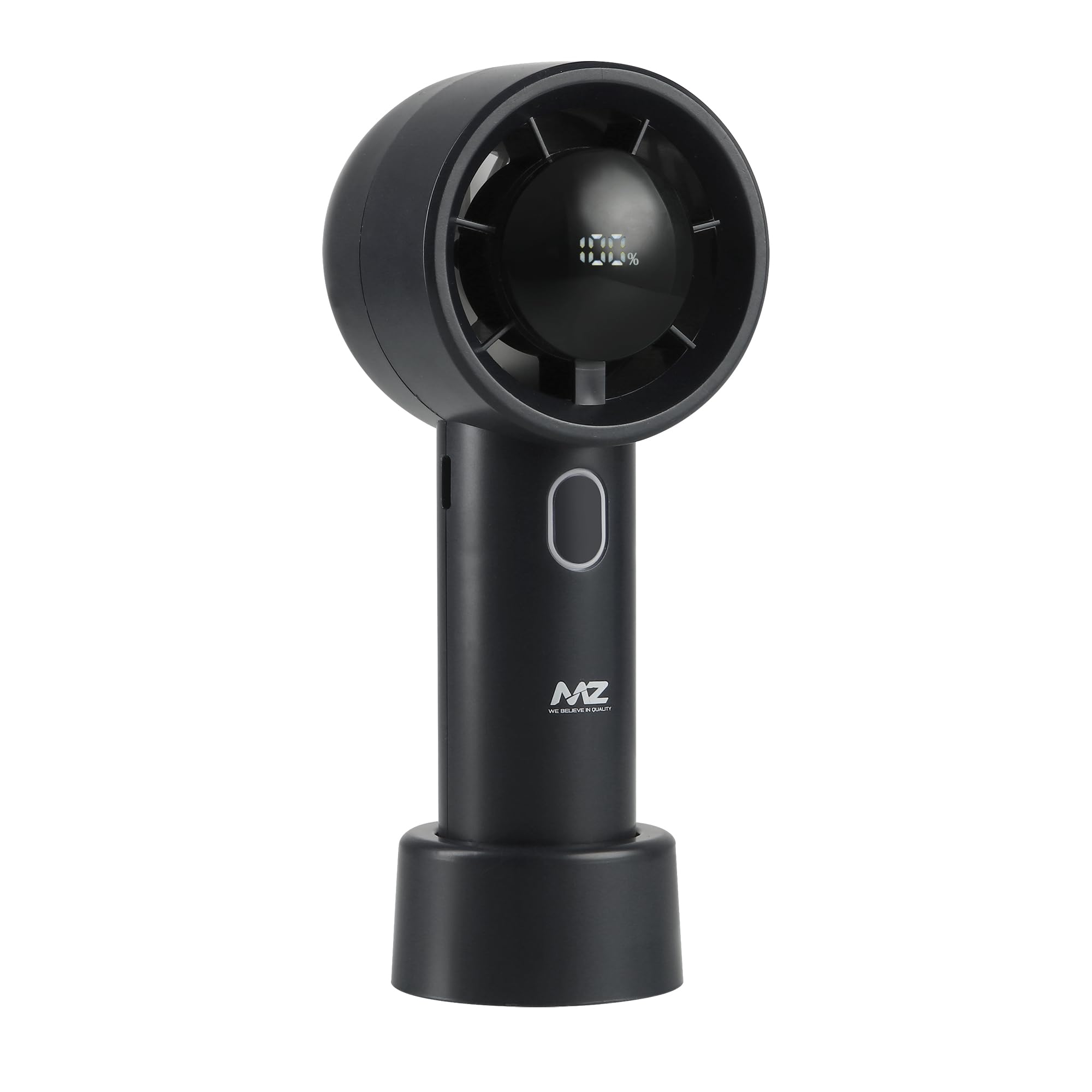 MZ F52 (RECHARGEABLE JET FAN) 5 Speed Mode, High Speed USB Fan with Separate Base & Digital Display-image-16