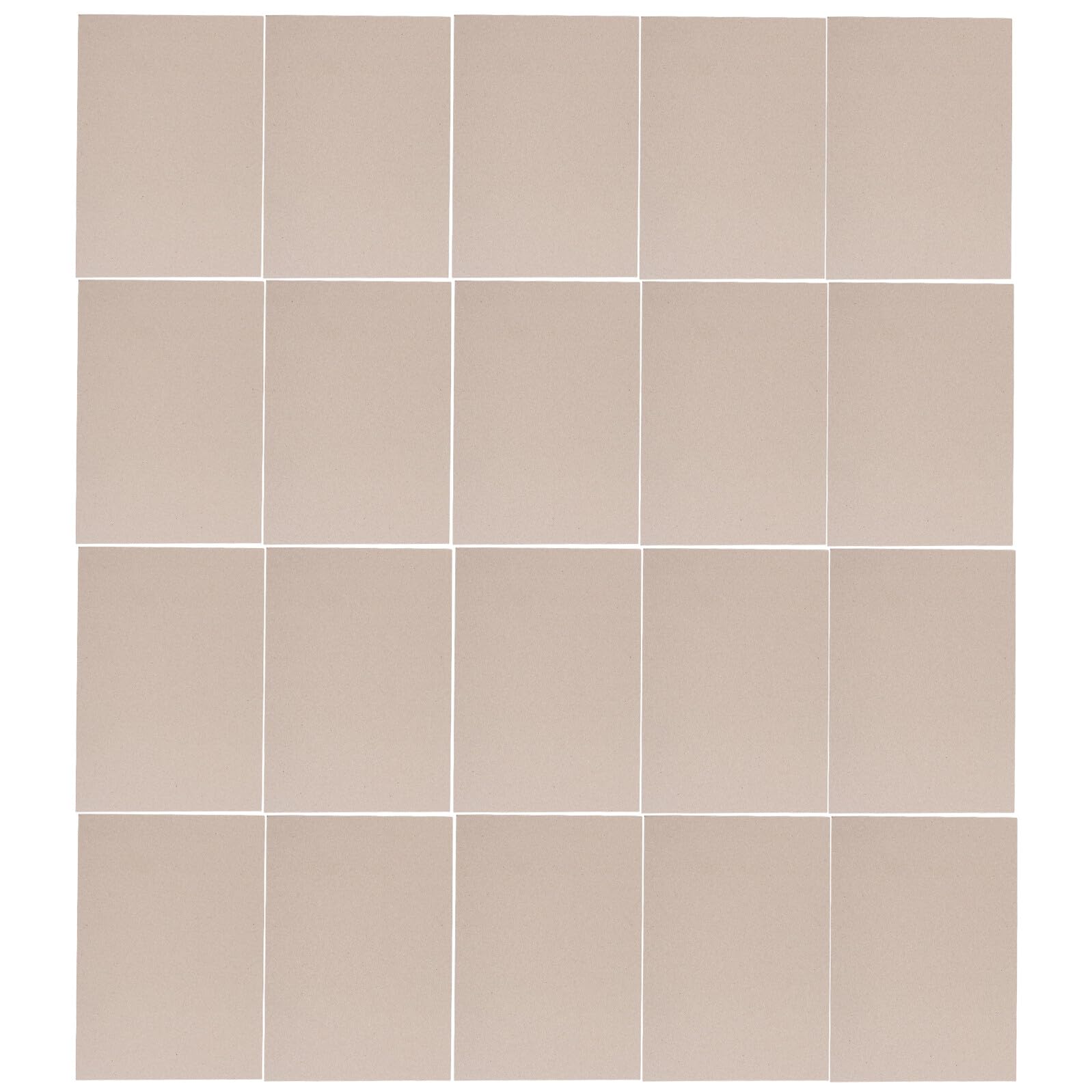 VILLCASE Lot de 20 Feuilles de Papier Cartonné A4 2,5 Mm pour Reliure de Livres, Papier Vintage Robuste et Polyvalent, pour Scrapbooking et Travaux Manuels