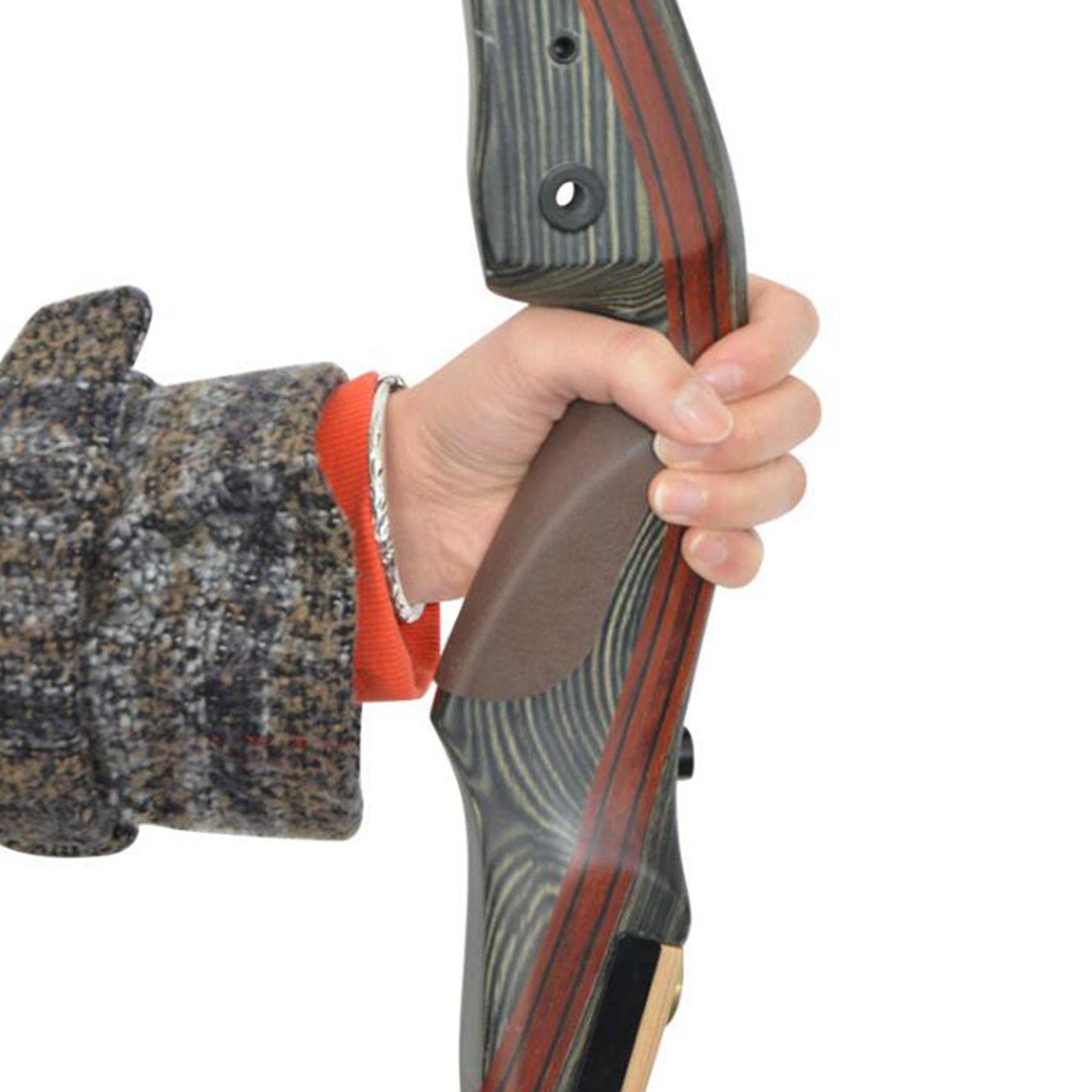 Loom Tree Bow Handle Leather Cover Longbow Non-Slip Sweatproof Bow Riser Grip Brown (B09ZKX7QY6) Amazon Price History, Amazon Price Tracker