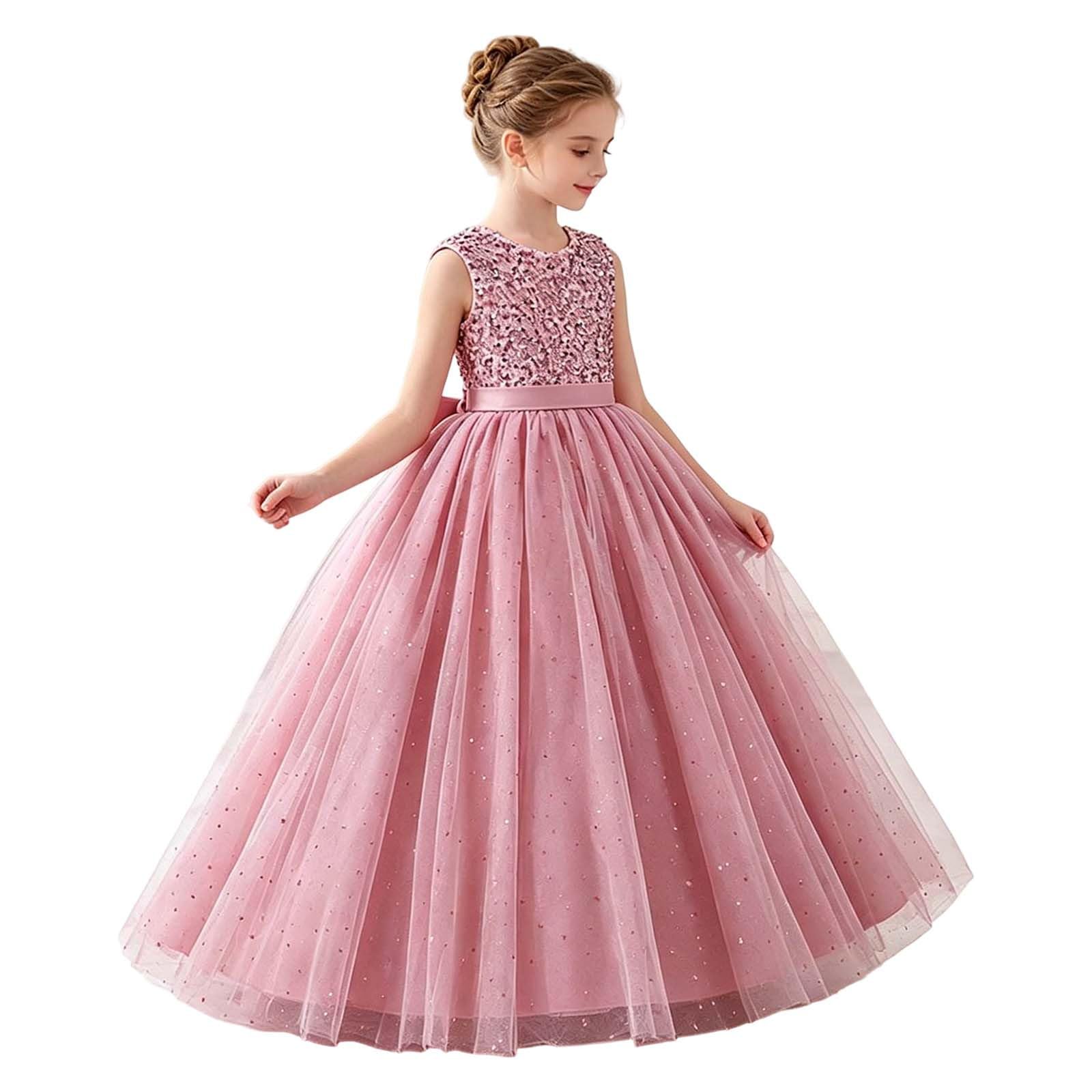 Vestido de princesa para niñas, Vestido de Fiesta de Princesa, Tul, de tutú, Falda Voluminosa, Vestido De Actuación Formal, Vestido Elegante para Fiestas, para Boda, cumpleaños, Concurso, Baile