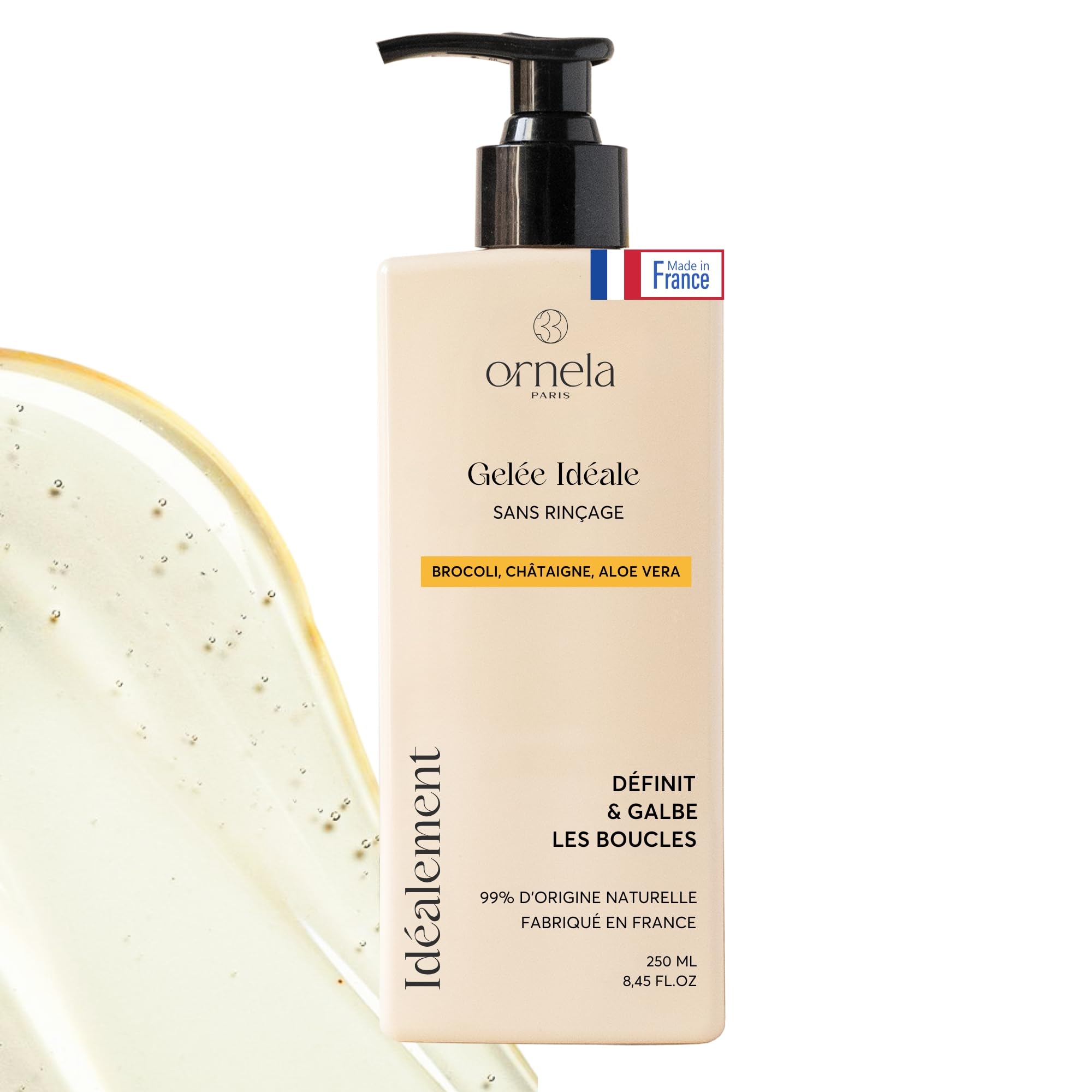Trois For All By Ornela Paris Gelatina Capelli Ricci, Definizione dei Ricci, Finitura Fissante dei Riccioli, Gelatina Capillare Ideale Anti-Frisottis, Cura e Idratazione, Curly Hair | Boost Curl|