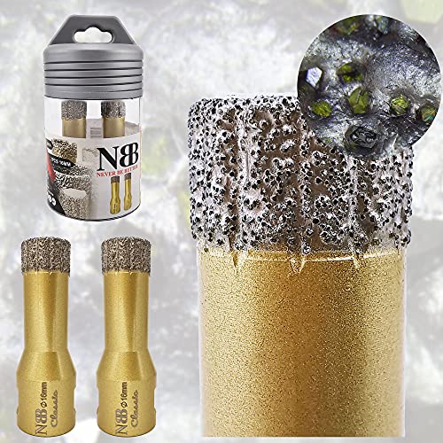 NBB vacuum brazed diamond hole saw with M14, Classic Golden type - Image 3
