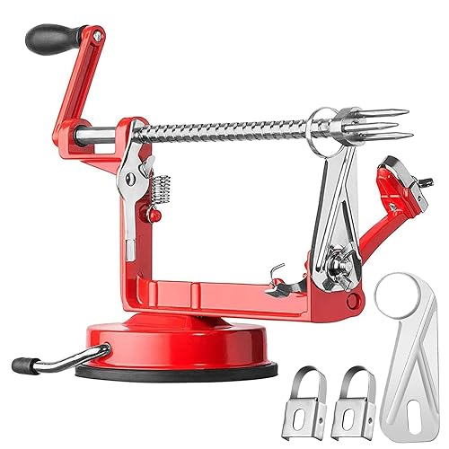 Apple Peeler Slicer Corer with Stainless Steel Blades and Powerful