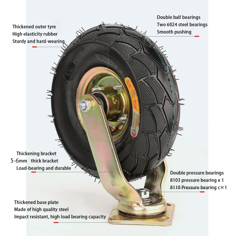 Ruote Girevoli Per Carichi Pesanti Con Doppio Cuscinetto, 100 Mm, Per Carrelli Per Mobili, Regno Unito - Italia - Foto 14