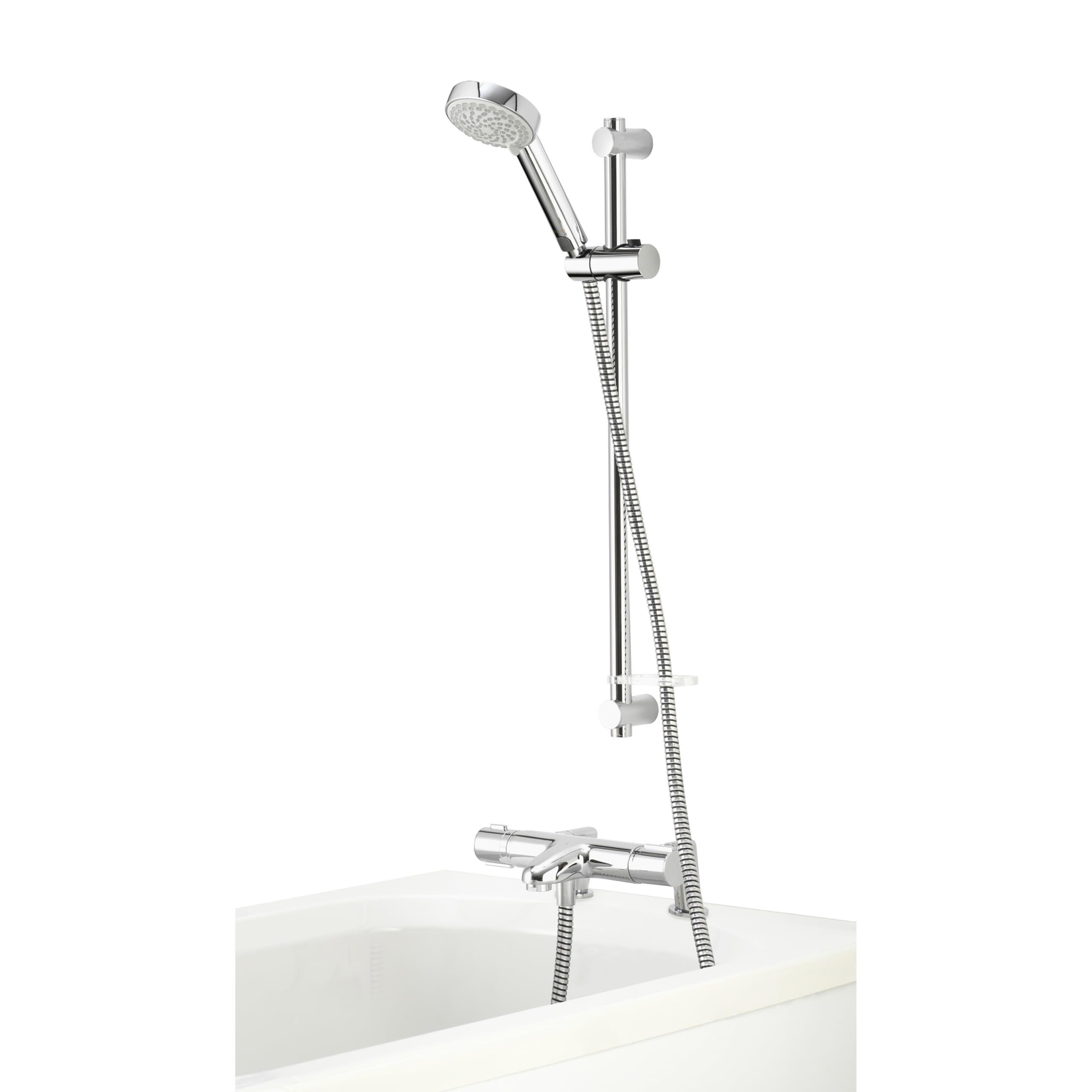 Aqualisa MD110BSM Midas 110 bath shower mixer with adjustable head, Chrome