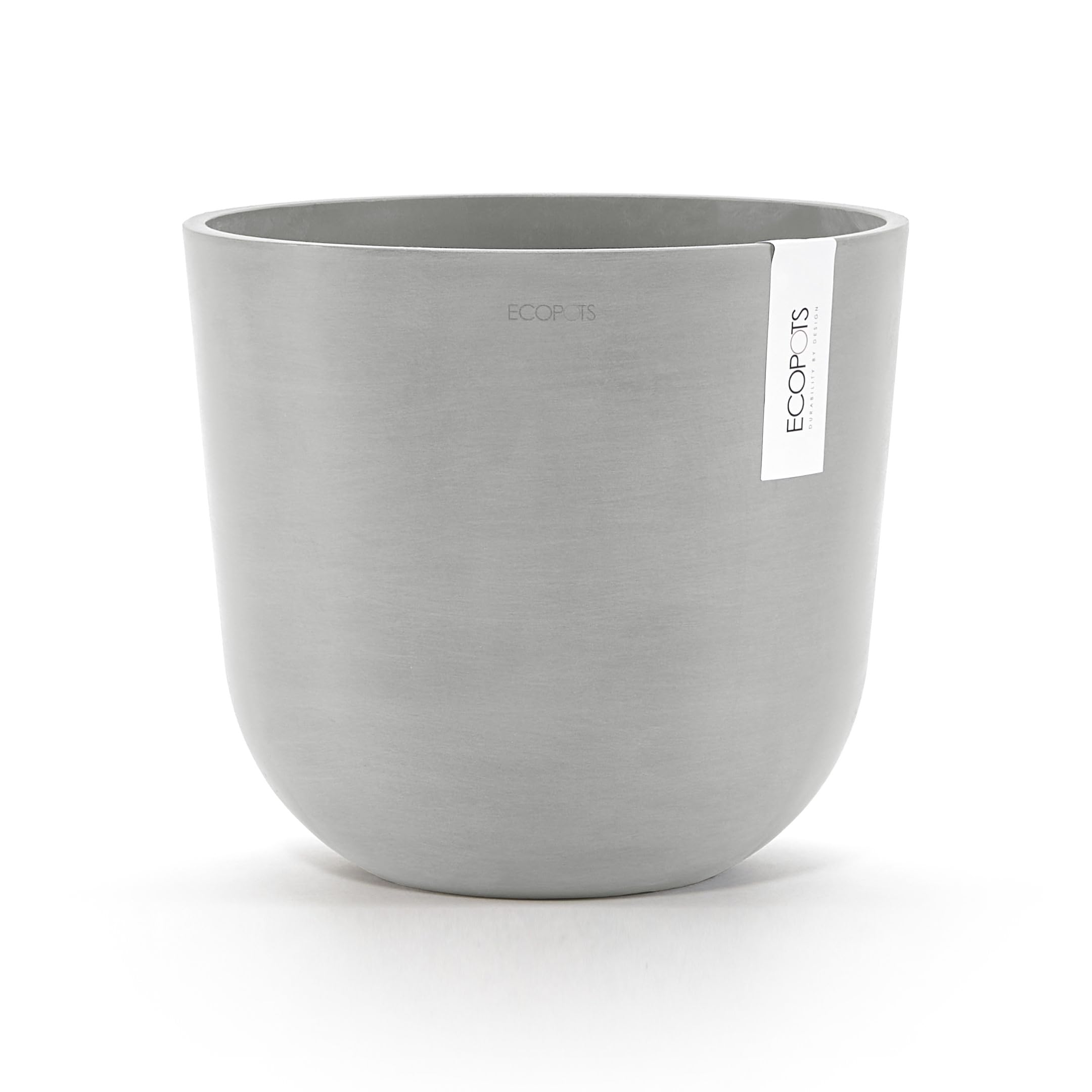 Vaso per piante e fiori Amsterdam ECOPOTS in plastica bianco H 26.5 cm