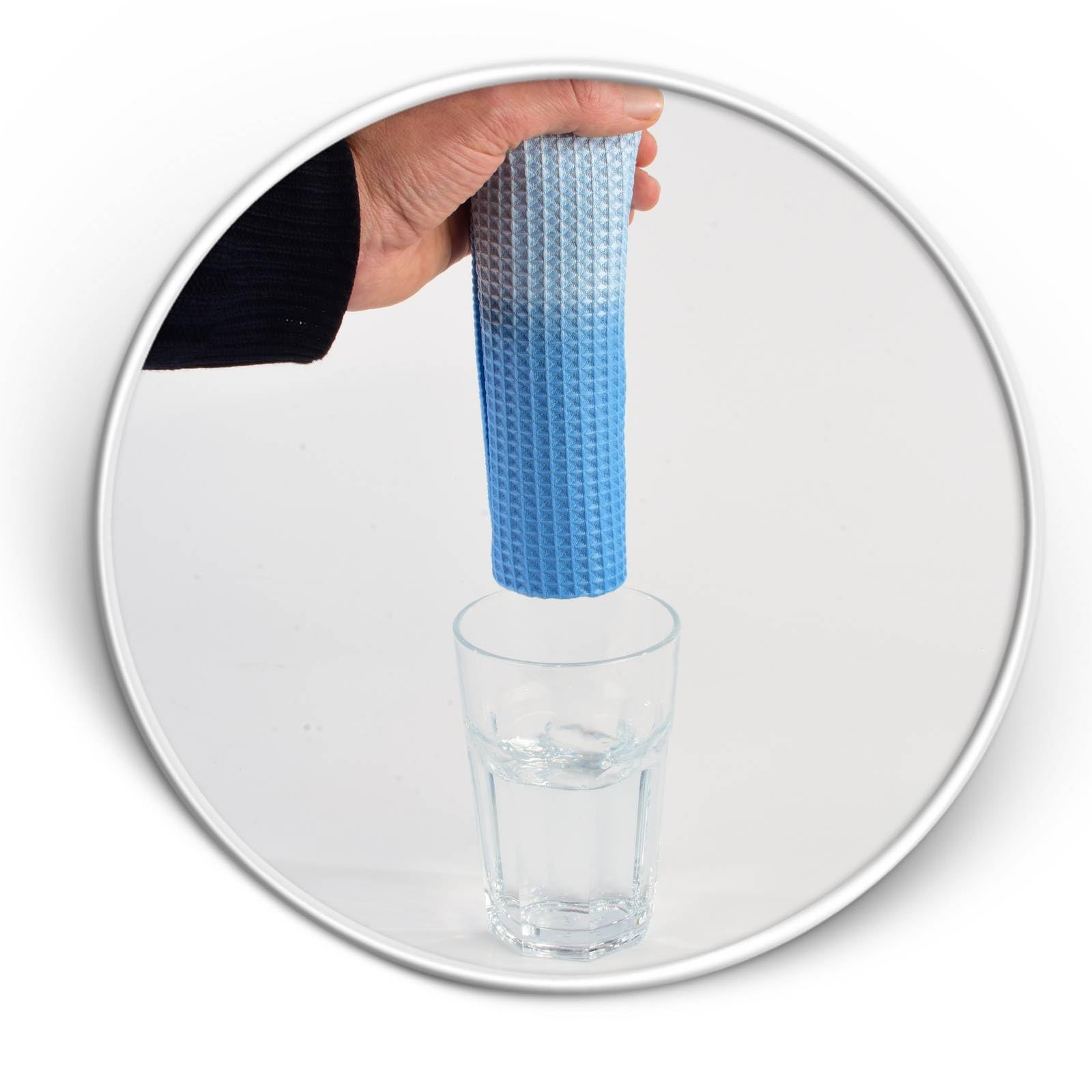 Hypafol Mikrofasertücher 50 Stück à 40x40 cm I Waffeltücher mit Randeinfassung zum Trocknen & Polieren I Saugstark & weich I Putzlappen zur streifenfreien Reinigung von Küche, Bad, Auto & Co.