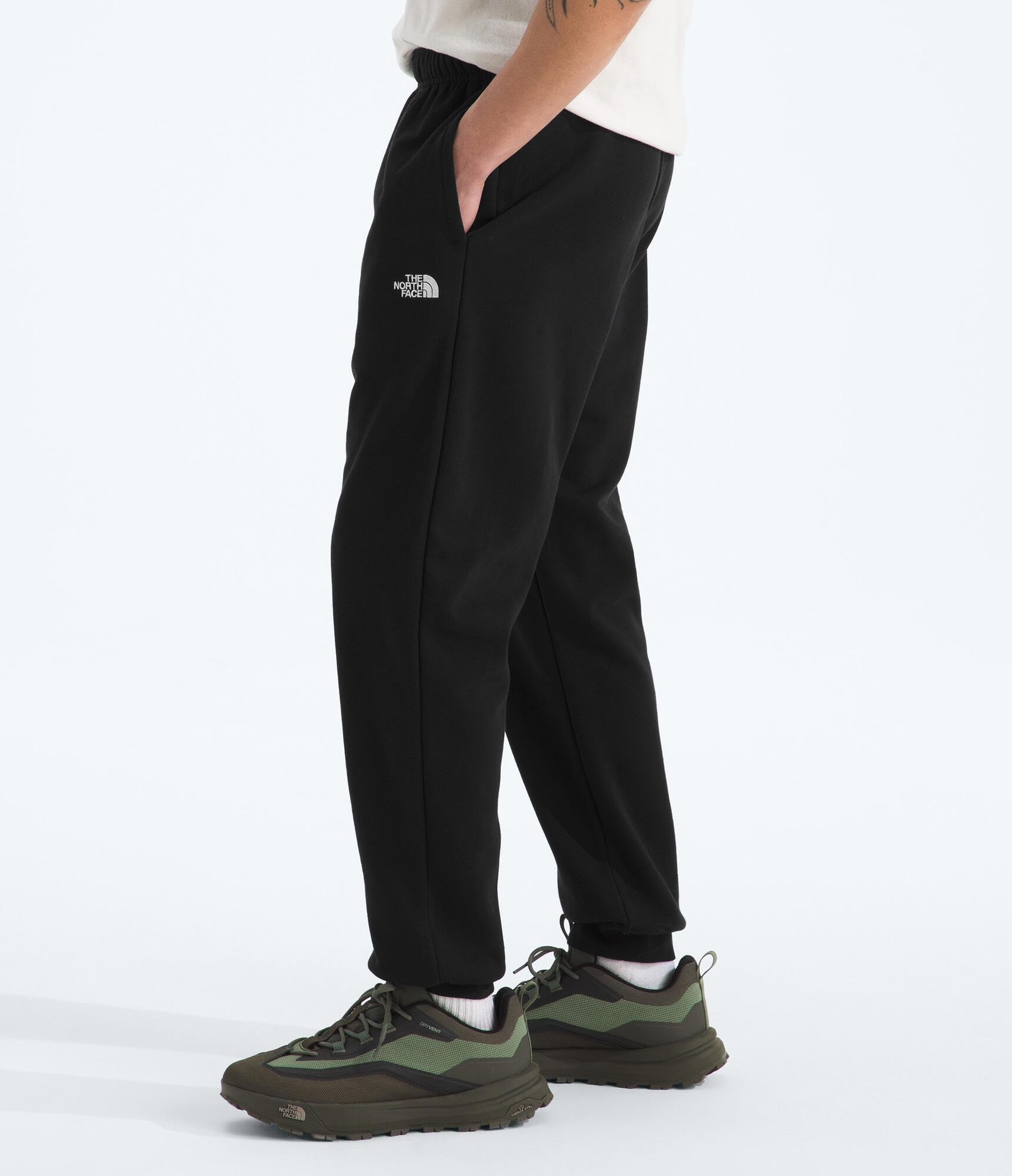 The North Face Evolution Simple Dome Jogger - Banda elástica en la Cintura con cordón Ajustable, Bolsillos para la Mano, Pantalones Acanalados