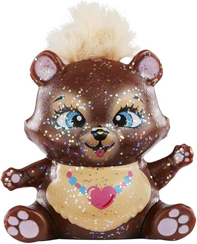 Enchantimals Friendship Forest Ronca - Figura de oso marrón - GLH39 ~ La mejor amiga de Bren Bear ~ Parte de la familia de Zia