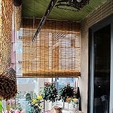 Rideaux de Roseau Tissés a la Main Naturels D'ombrage Intérieur, Store a Rouleau en Bambou Naturel, Stores Rétro, Peut Enrouler Sur Mesure les Stores de Roseau, Pour Cuisine Pergola Jardin Décoratif
