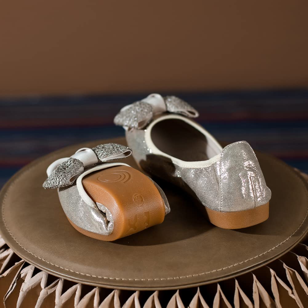 MACHSWON Ballerine da donna scintillanti, comode, casual, a punta, con fiocco, senza lacci, per matrimoni, ballerine eleganti