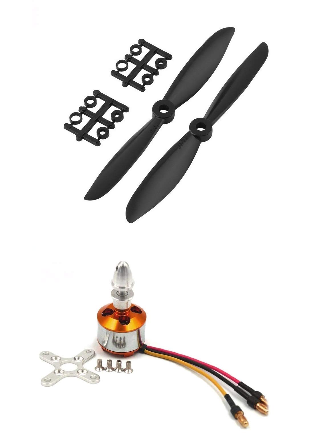 INVENTO 1Pcs 2200KV BLDC Brushless Motor + 6045 6x4.5 6 inch Propeller Quadcopter mini kit (B07VRN3QH3) Amazon Price History, Amazon Price Tracker