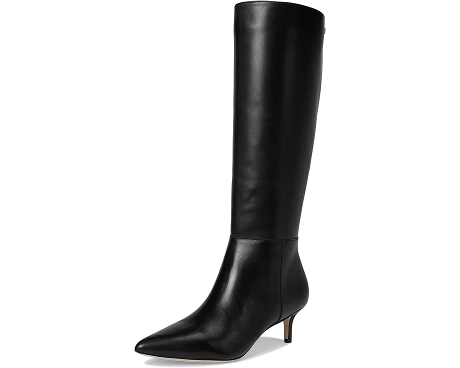 Lauren Ralph Lauren Mckay Burnished Leather Tall Boots - Front View