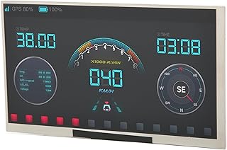 Monitor de Tela Portátil, Tela IPS de 7 Polegadas Monitor 1024x600 Ângulo de Visão de 170 ° Tela Fina Suporta Controle de Luz de Fundo para RasPi para Jetson Nano para PC