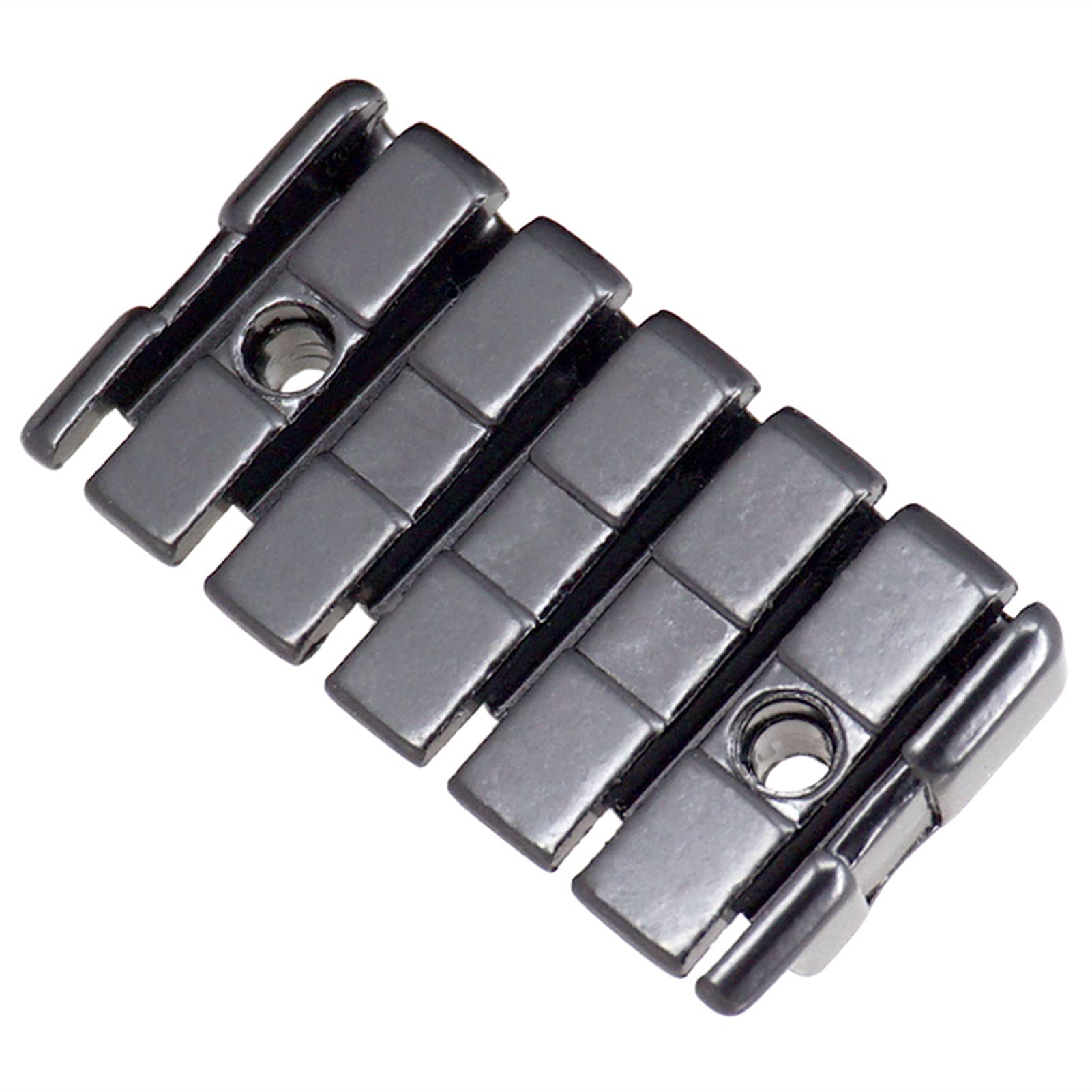 Parti di ricambio chitarra Black Guitar Tremolo System Bridge Bridge Sella Rullo Sella Testate