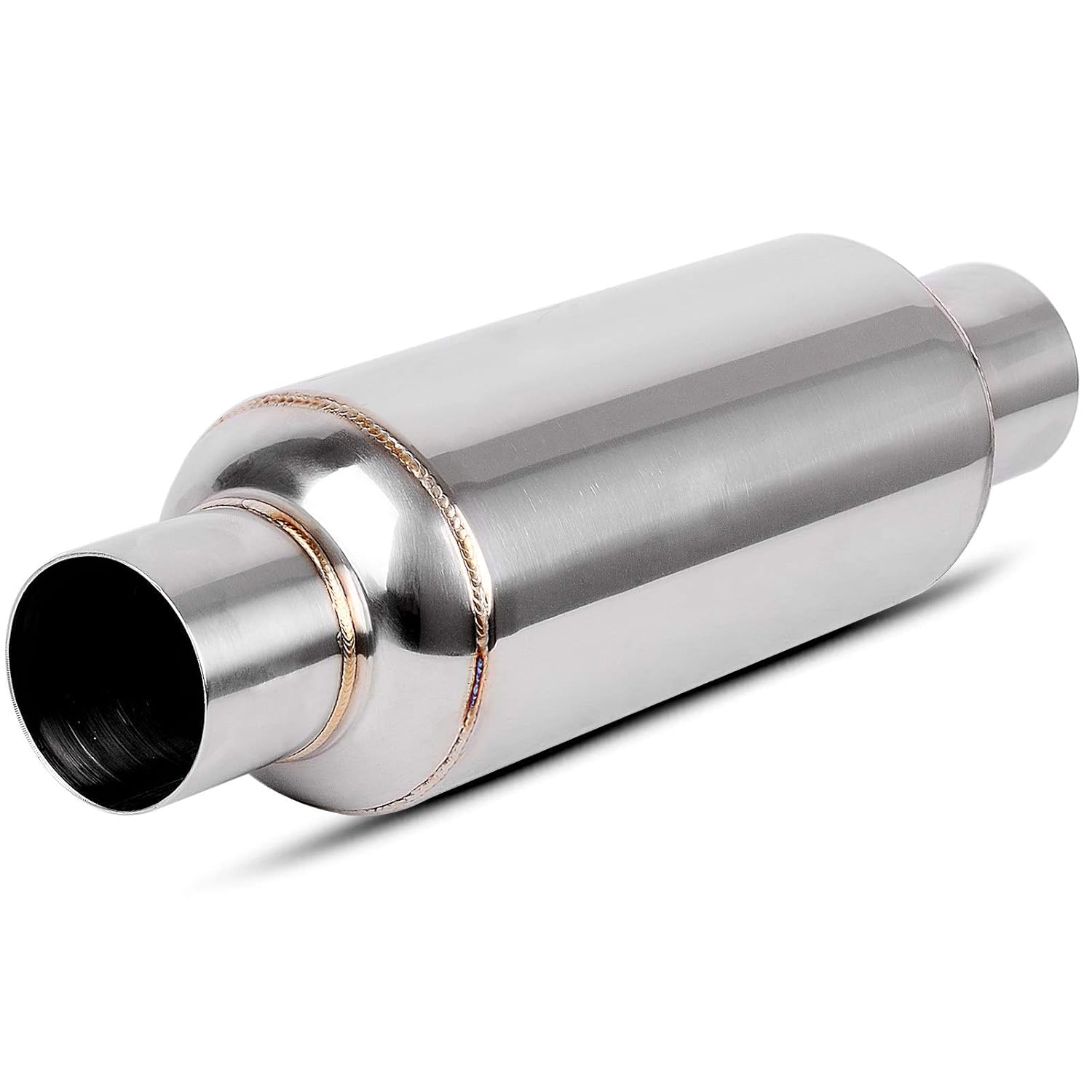 2.25 Inch Exhaust Resonator Muffler, 21/4" Inside Inlet Universal