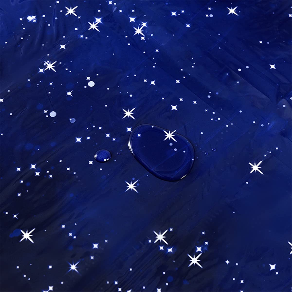 RFAPTDM 54 X 108 Inch Space Party Tablecloth – Rectangular Disposable Plastic Table Cover, Stars Galaxy Theme For Birthday Decorations